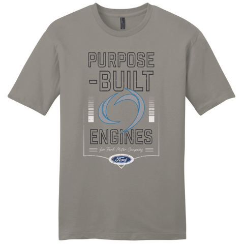 PURPOSE BUILT FOR FORD T-SHIRT, GREY