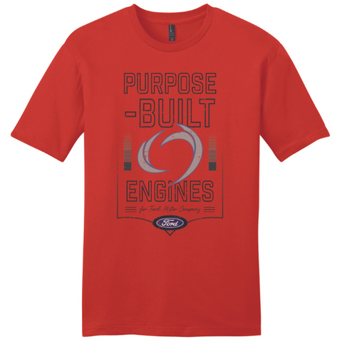 PURPOSE BUILT FOR FORD T-SHIRT, RED