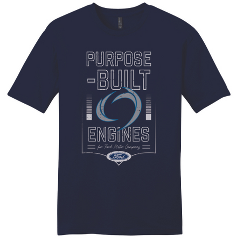PURPOSE BUILT FOR FORD T-SHIRT, NAVY