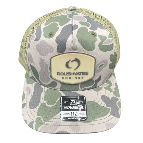 GREEN CAMO PATCH HAT