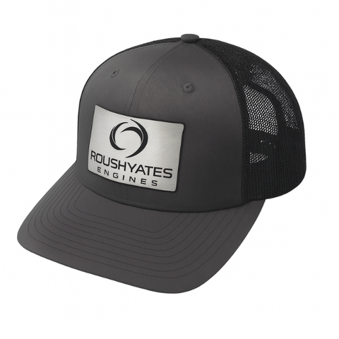 ROUSH YATES METALLIC PATCH HAT, CHARCOAL/SILVER/BLACK