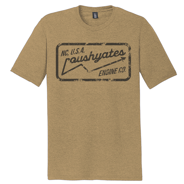 VINTAGE GRAPH T-SHIRT, COYOTE BROWN HEATHER