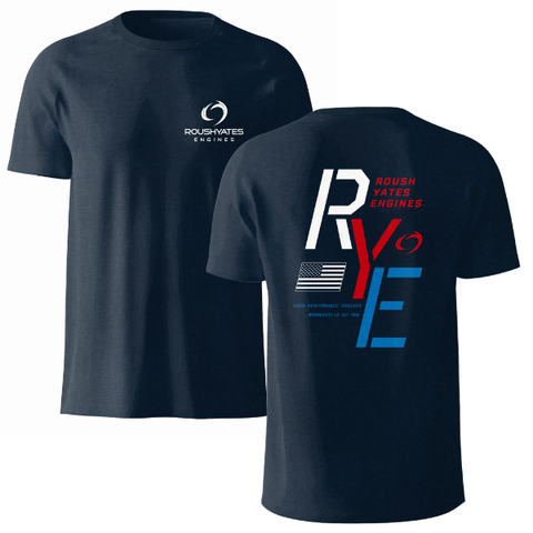 RYE PERFORMANCE T-SHIRT – NAVY HEATHER
